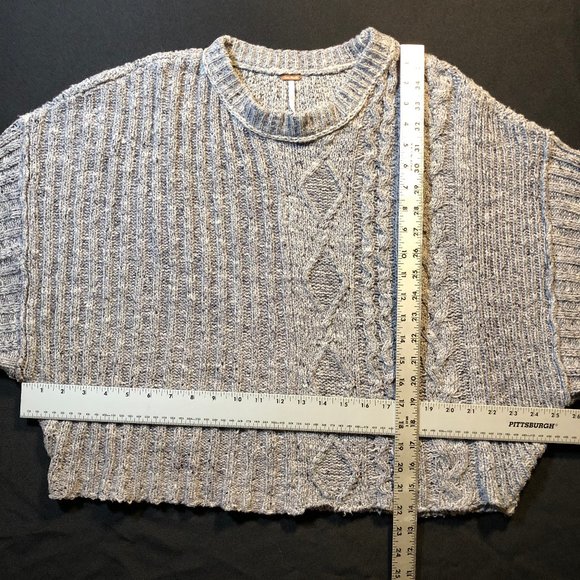 Free People On Your Side Pullover Sweater Sz L - Picture 8 of 8